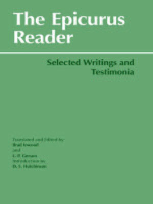 cover image of The Epicurus Reader